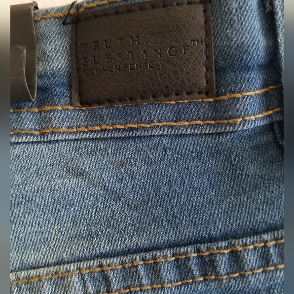 NWT Truth.Substance Common Sense Men's Blue Distressed Skinny Jeans Size 30x30 - Picture 11 of 12